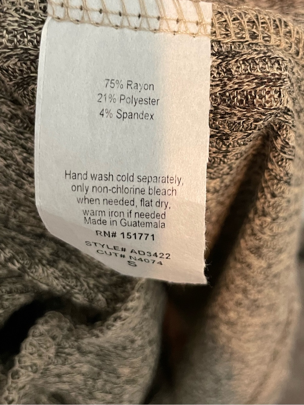 Gilli Long Sleeve Knit Dress - Taupe - Picture 8 of 8